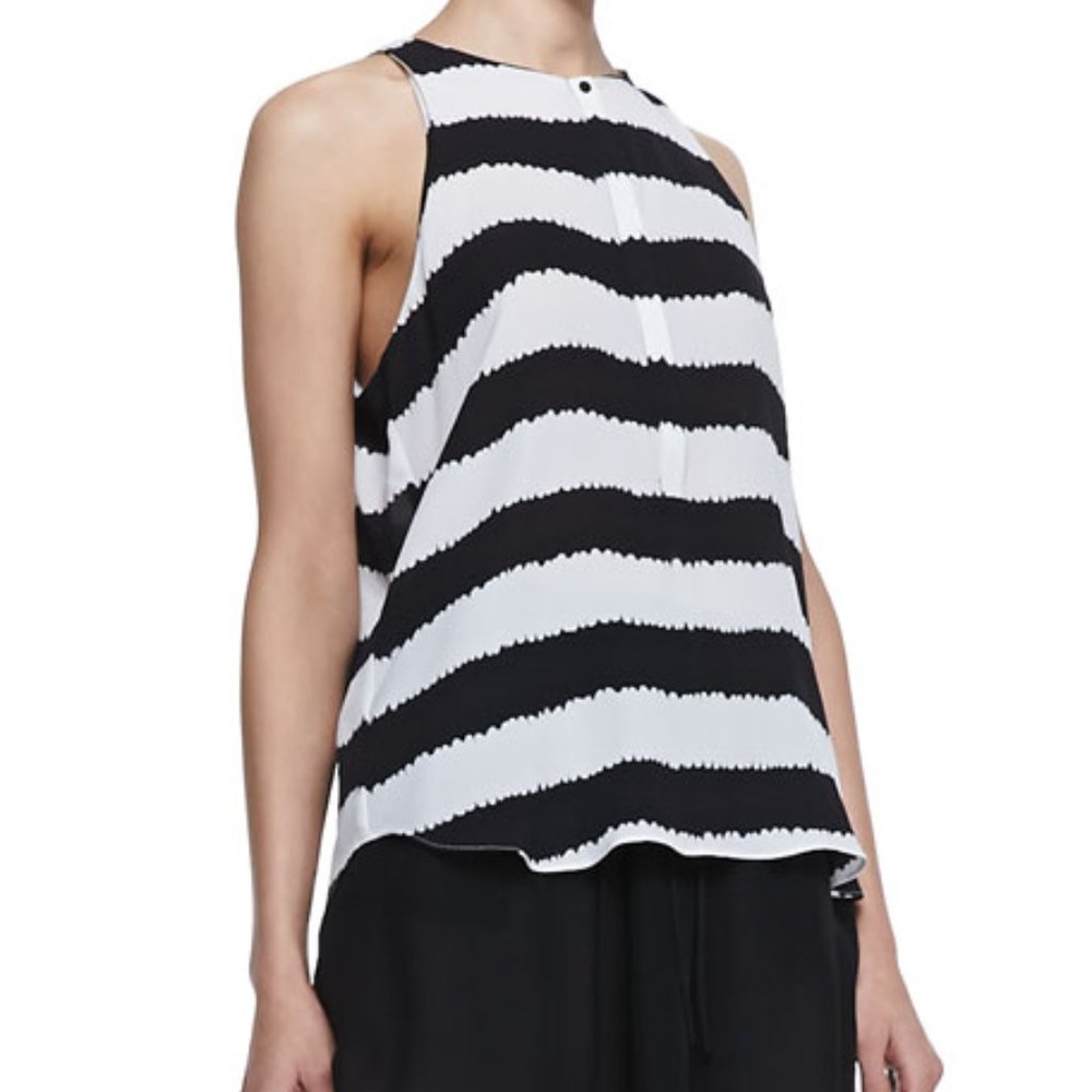 Lennox Silk Stripped tank top by A.L.C. size L